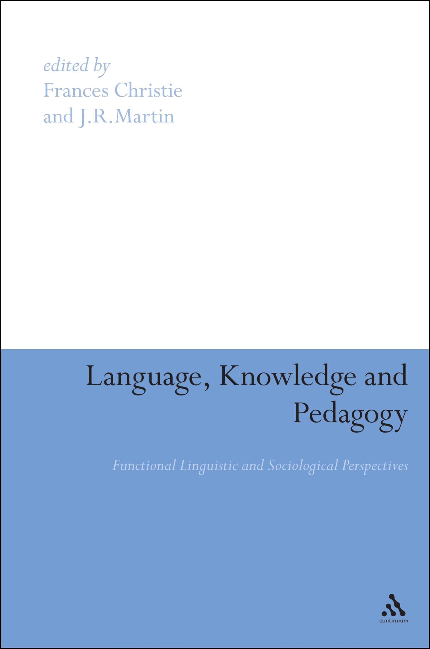 Product Image: Language, Knowledge and Pedagogy