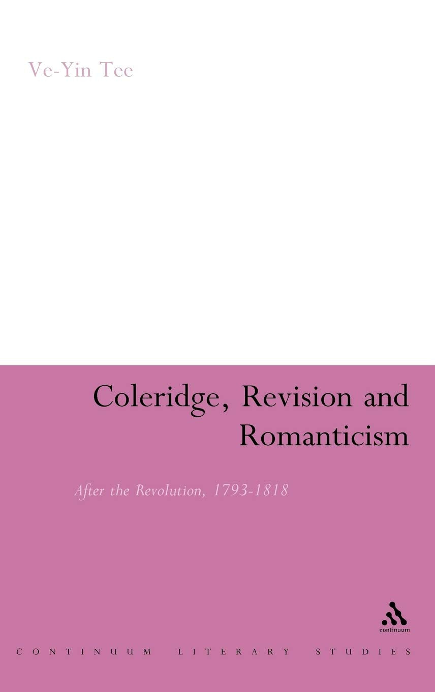 Product Image: Coleridge, Revision and Romanticism