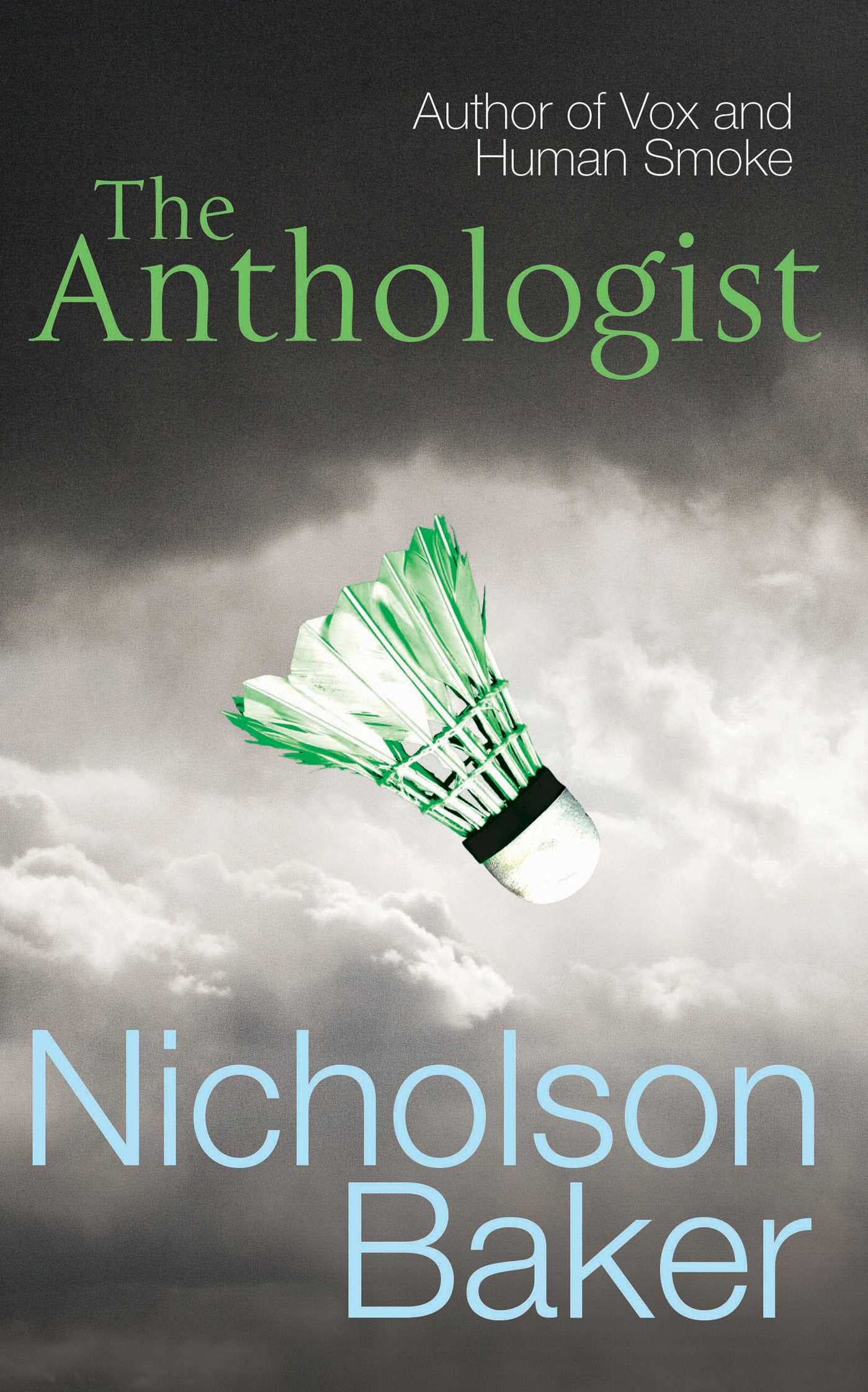 The Anthologist Contemporary literature
