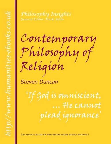Contemporary Philosophy of Religion (Philosophy Insights) Books