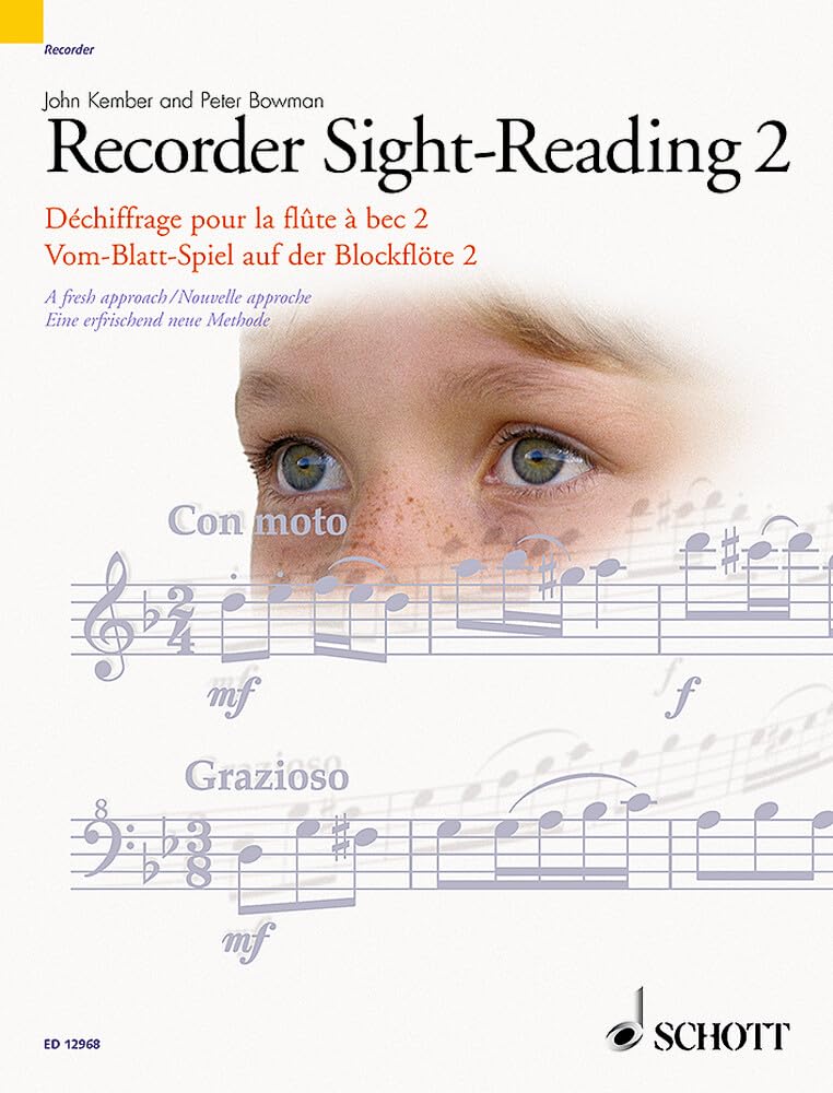 Vom-Blatt-Spiel auf der Blockflöte 2: Eine erfrischend neue Methode. Band 2. Blockflöte. (Schott Sight-Reading Series, Band 2, Band 2) Sheet Music