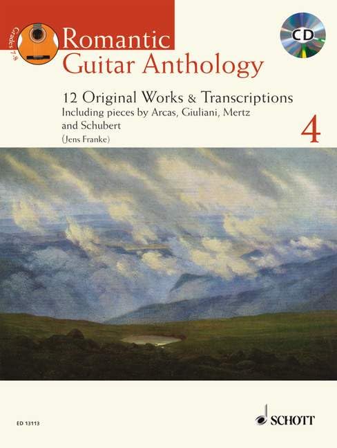 Romantic Guitar Anthology: 12 Originalwerke und Transkriptionen. Vol. 4. Gitarre. Ausgabe mit CD. (Schott Anthology Series) Sheet Music