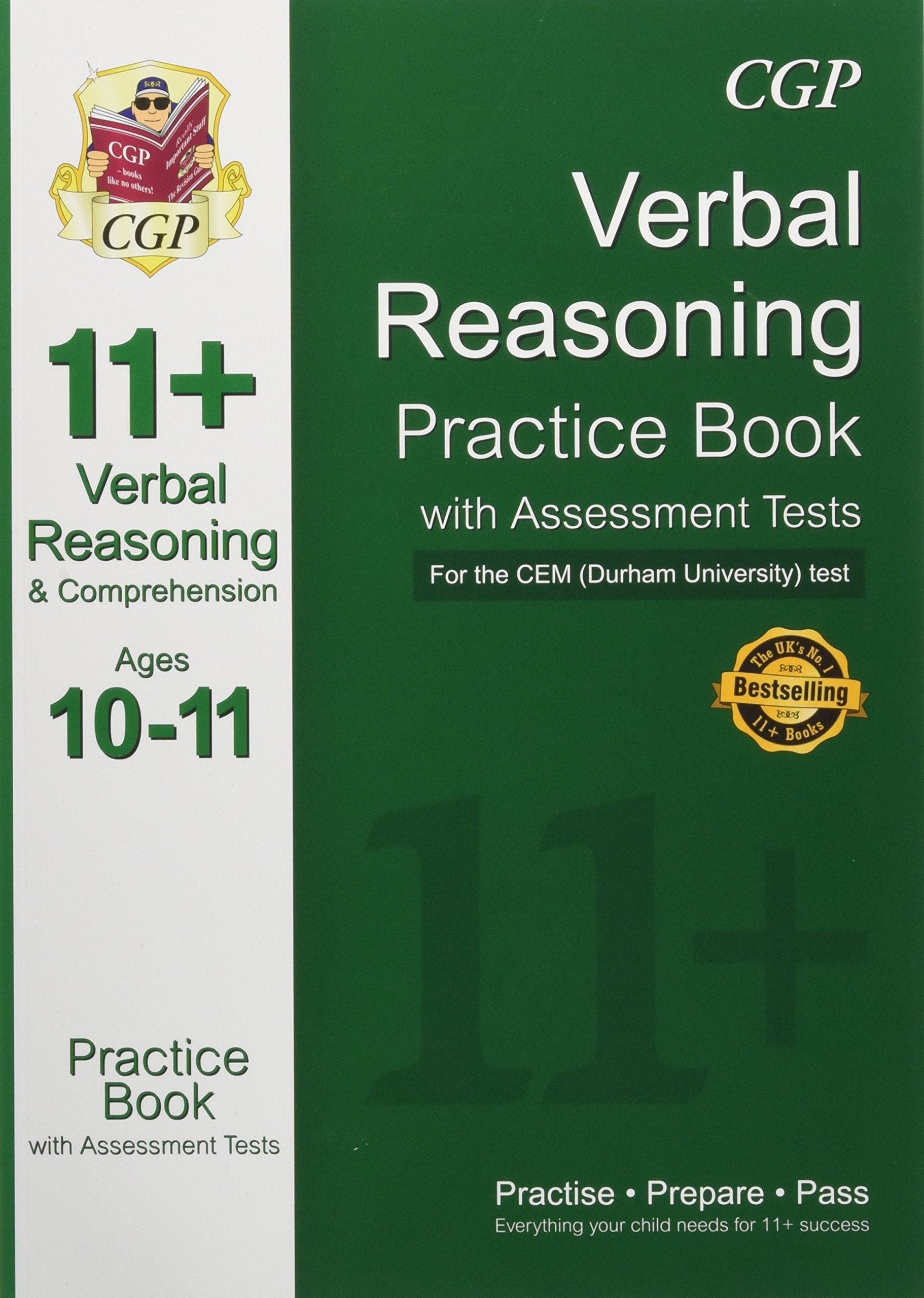 11+ Verbal Reasoning Practice Book with Assessment Tests (Ages 10-11) for the CEM Test book