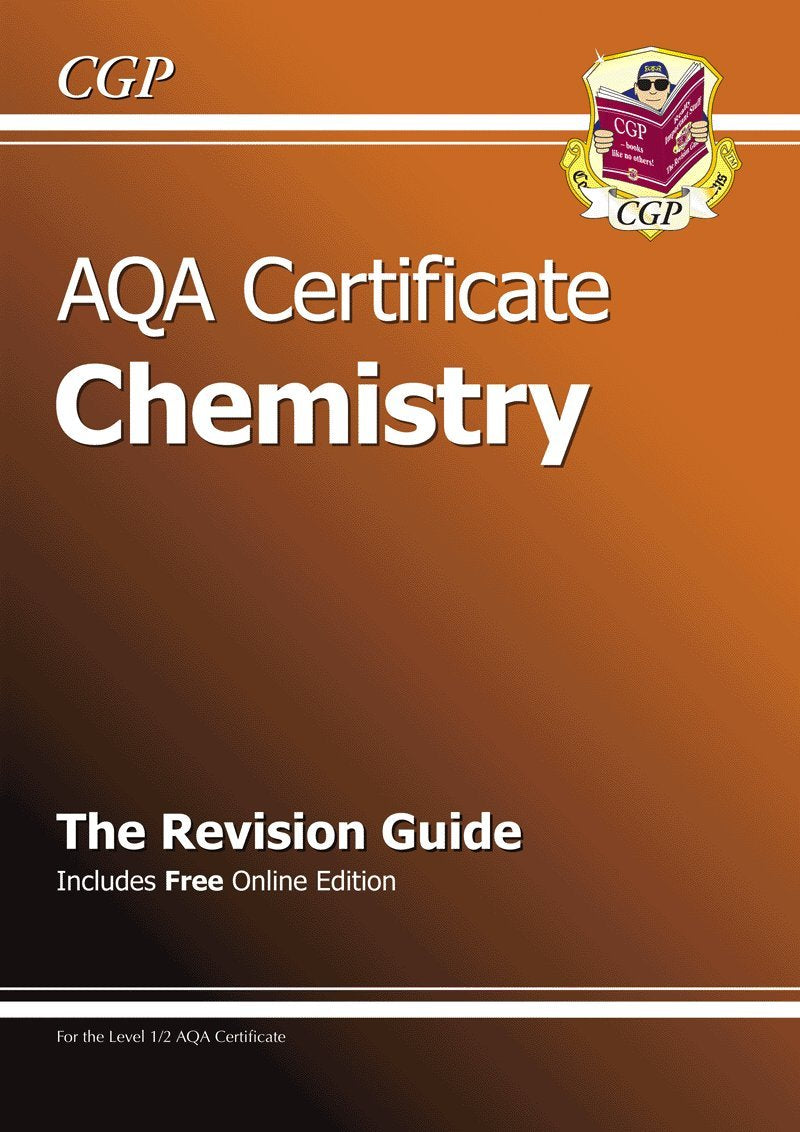AQA Certificate Chemistry Revision Guide (with online edition) (A*-G course) book
