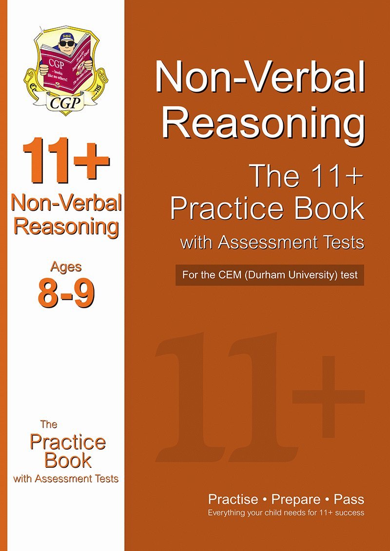 11+ Non-Verbal Reasoning Practice Book with Assessment Tests (Ages 8-9) for the CEM Test book