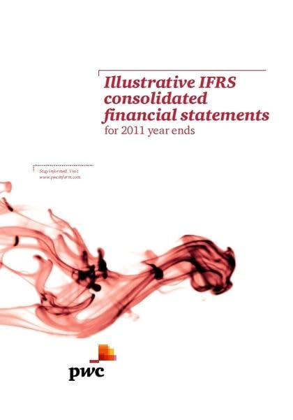 Illustrative IFRS corporate consolidated financial statements for 2011 year ends Law