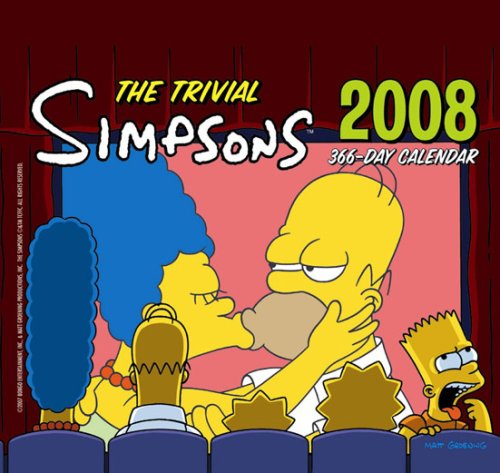 Official "The Simpsons" Block Calendar 2008 2008 Books