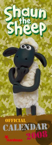 Official "Shaun the Sheep" Slim Calendar 2008 2008 Books
