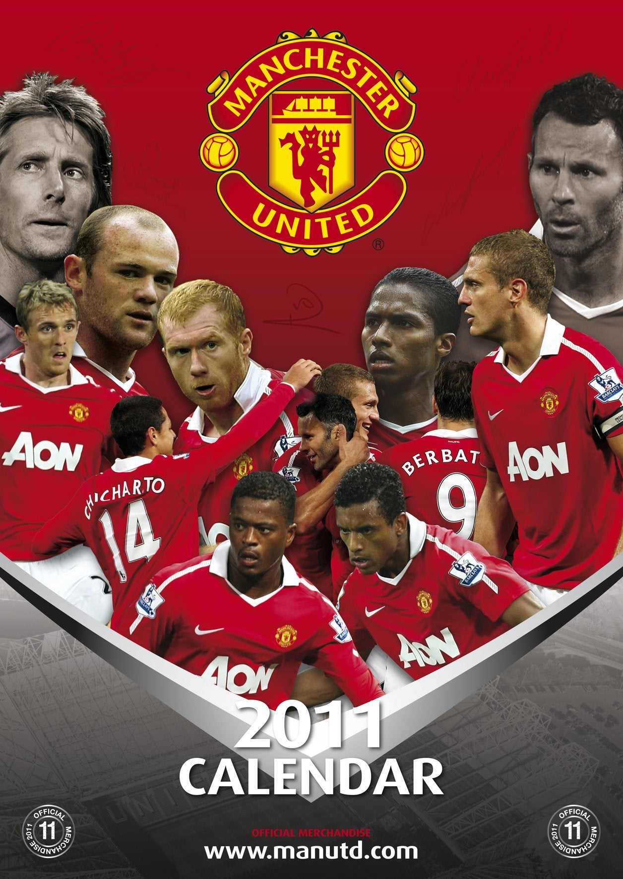 Official Manchester United FC 2011 Calendar Leisure & Fun