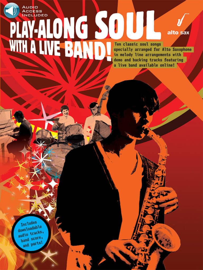 Play-Along Soul With A Live Band] - Alto Sax (Book And CD) Social Sciences