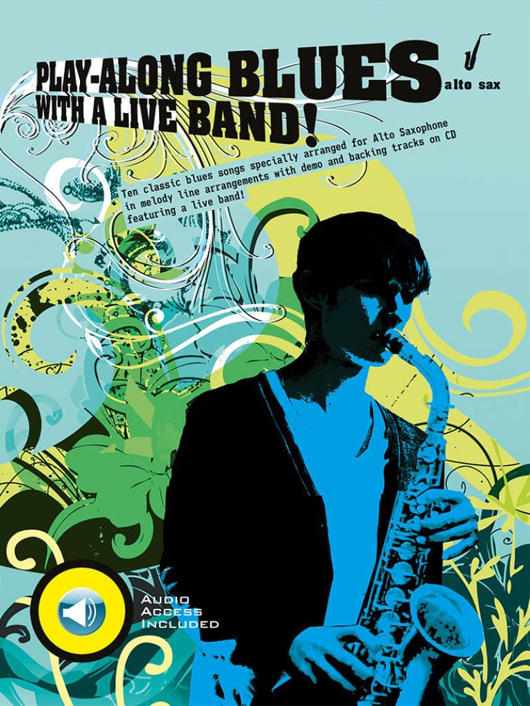 Play-Along Blues With A Live Band: Alto Sax (Book And CD) Social Sciences