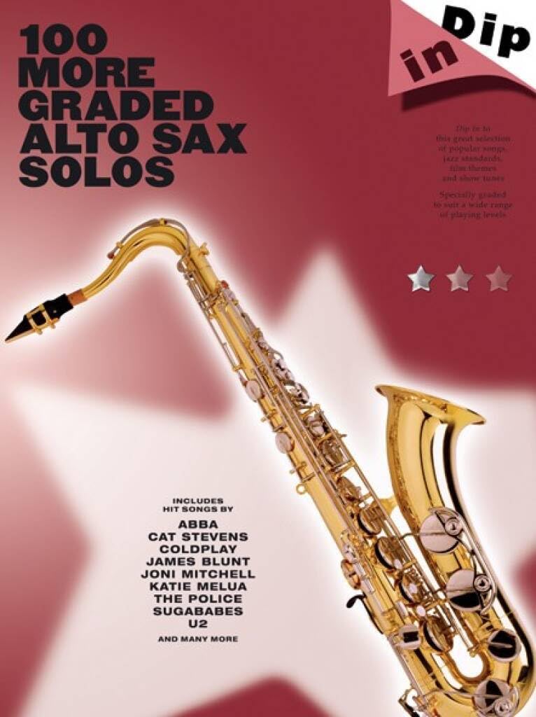 Dip In 100 More Graded Alto Sax Solos Asax book