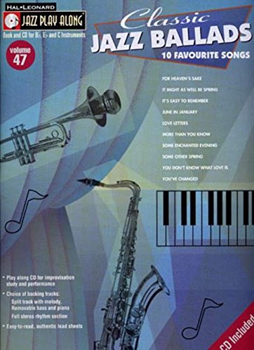 Classic Jazz Ballads: Jazz Play-Along Volume 47 book