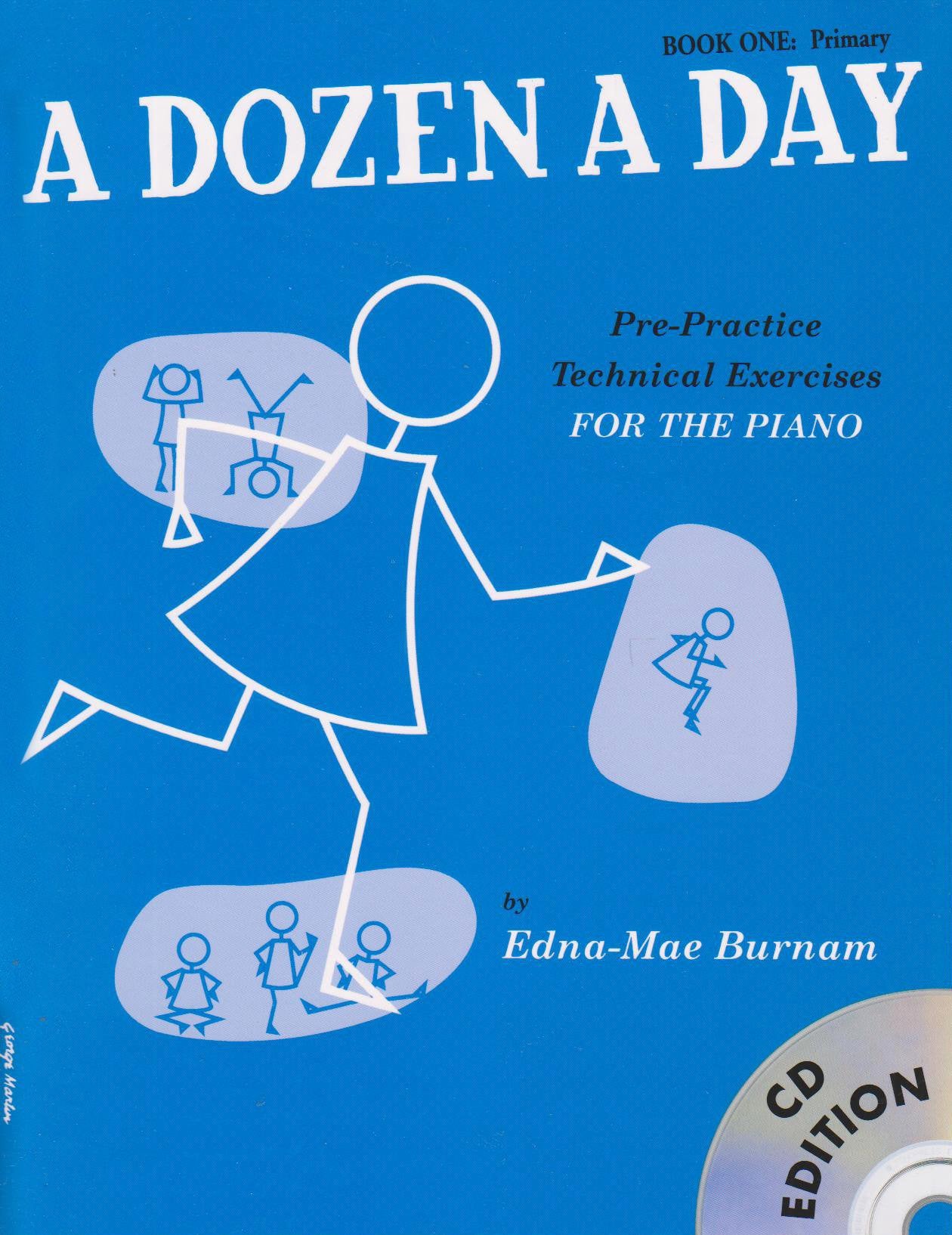A Dozen A Day Book One Primary Edition -For Piano- (Book & CD): Lehrmaterial, Buch, CD für Klavier Sheet Music