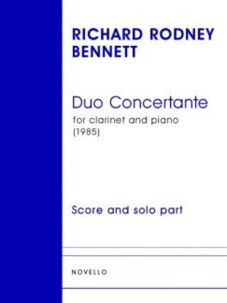 Duo Concertante: Clarinet and Piano, Score and Solo Part (Score & Solo Part) Sheet Music