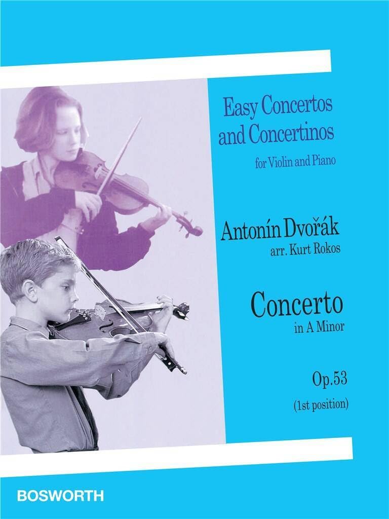 Antonin Dvorak (Arr. Rokos): Concerto in a Minor for Violin and Piano Op.53 book