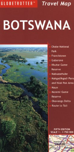 Globetrotter Botswana Travel Map (Globetrotter Travel Map) Maps & Plans