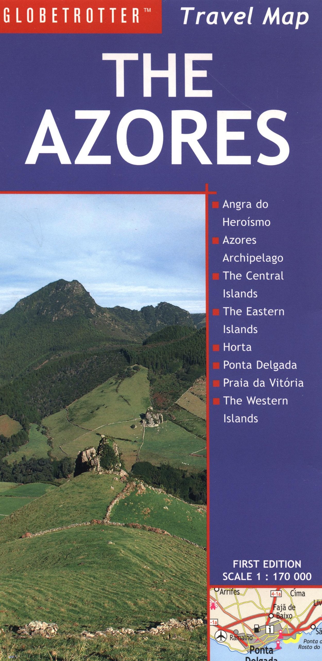 Globetrotter Azores Travel Map (Globetrotter Travel Map) Leisure, Home & Garden