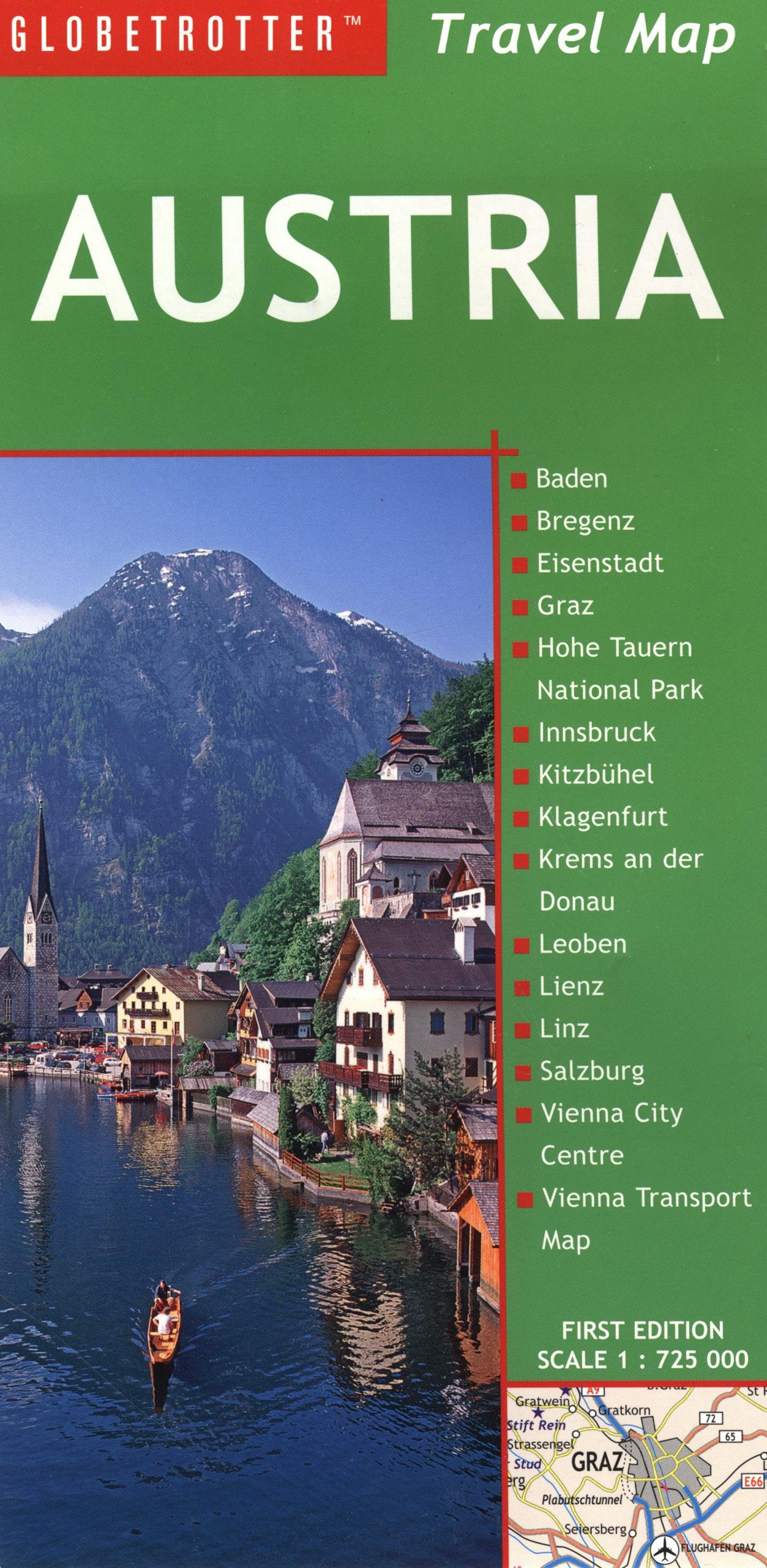 Globetrotter Austria Travel Map (Globetrotter Travel Map) Maps & Plans