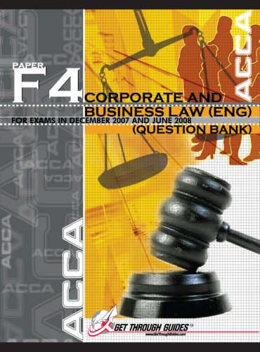 Question Bank (ACCA - F4 Corporate and Business Law (UK)) Business, Finance & Career