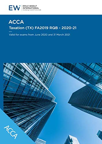 ACCA Taxation (TX) FA2019 RQB - 2020-21 Business, Finance & Career