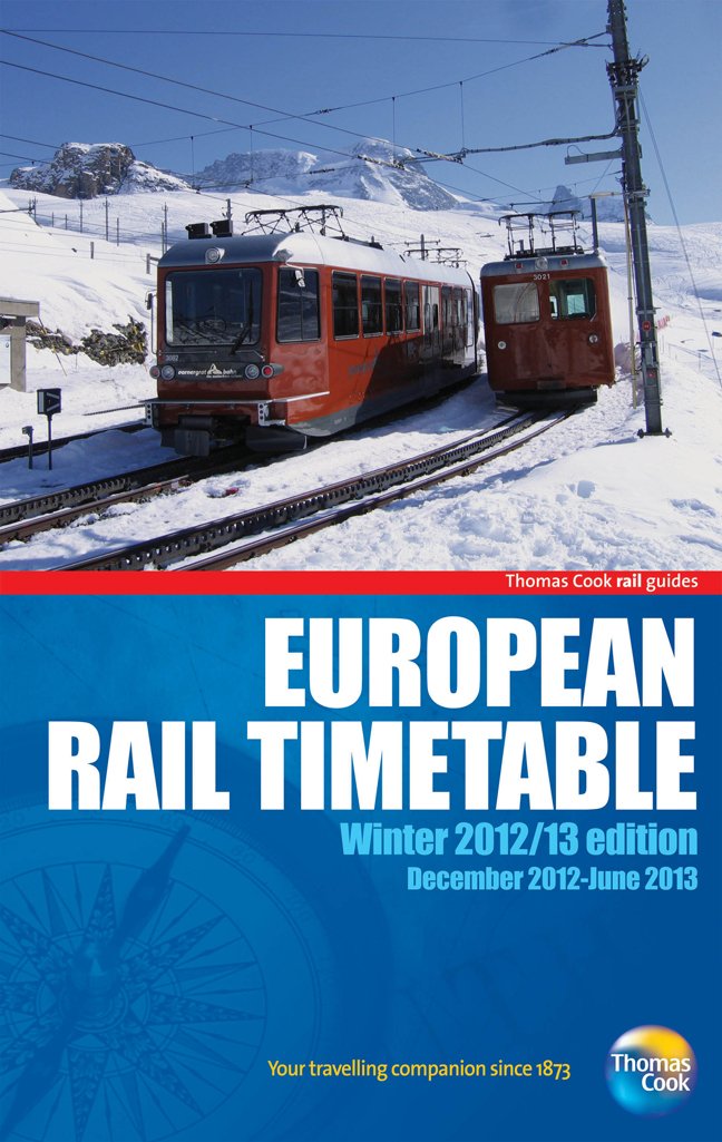 European Rail Timetable: Rail and Ferry Services Throughout Europe book