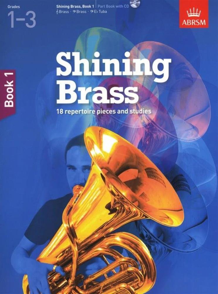 Abrsm shining brass book 1 - part book/cd (grades 1-3) +cd book
