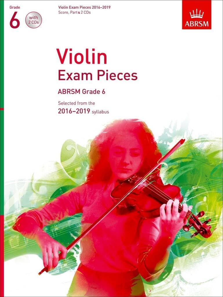 Violin Exam Pieces 2016-2019, ABRSM Grade 6, Score, Part & 2 CDs Sheet Music