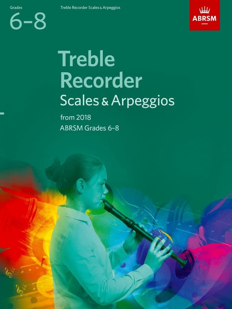 Treble Recorder Scales & Arpeggios, ABRSM Grades 6-8: from 2018 (ABRSM Scales & Arpeggios) Arts & Music
