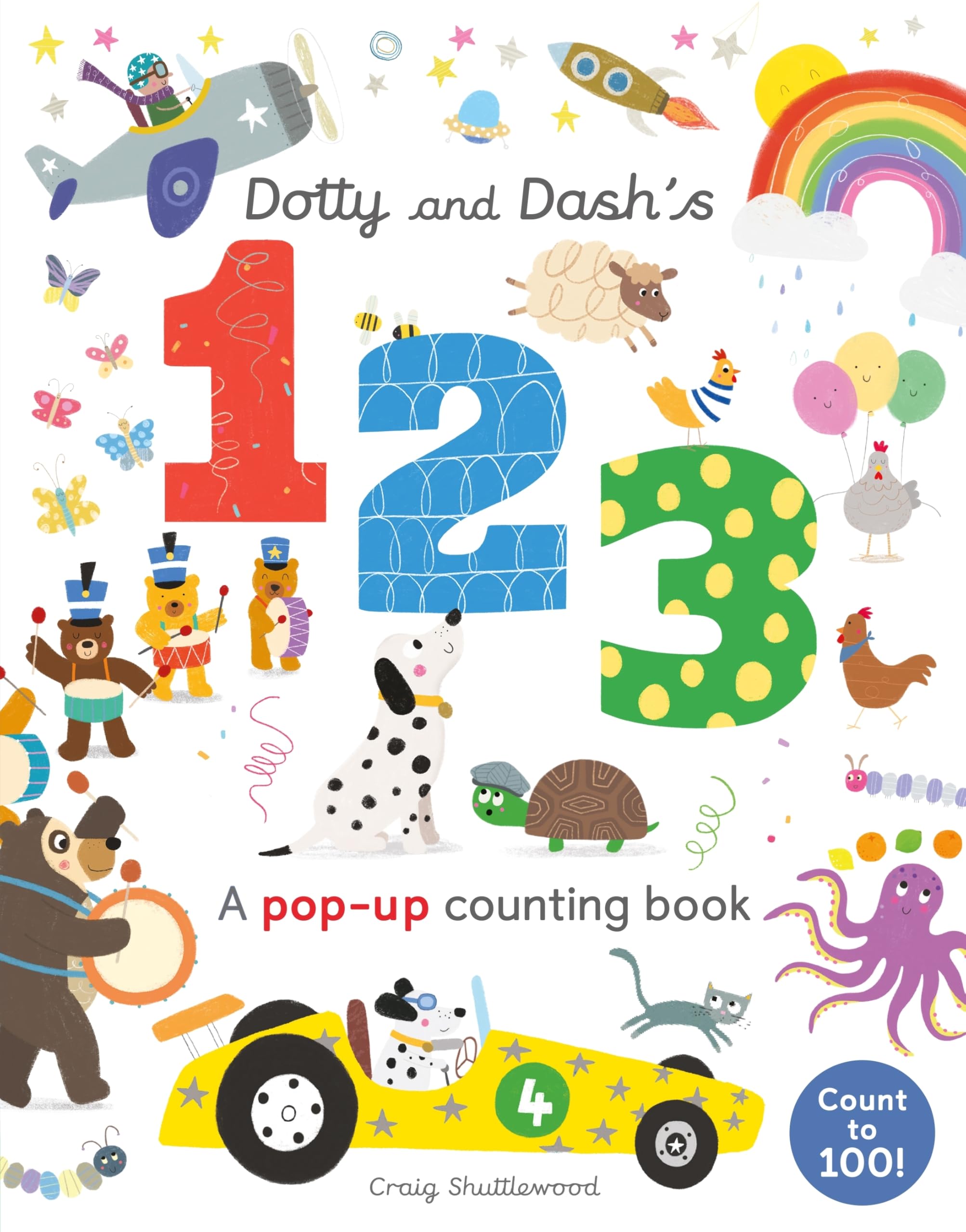 Dotty and Dash's 1, 2, 3 Non-fiction books for kids