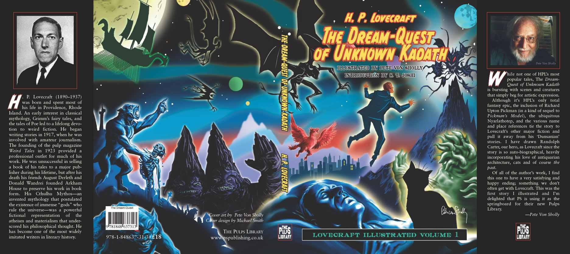 H.P. Lovecraft Illustrated V1 - The Dreamquest in the Unknown Kaddath book
