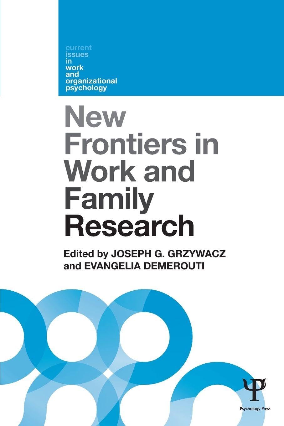 New Frontiers in Work and Family Research book