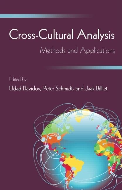 Cross-Cultural Analysis: Methods and Applications (European Association of Methodology (Paperback)) Natural Sciences