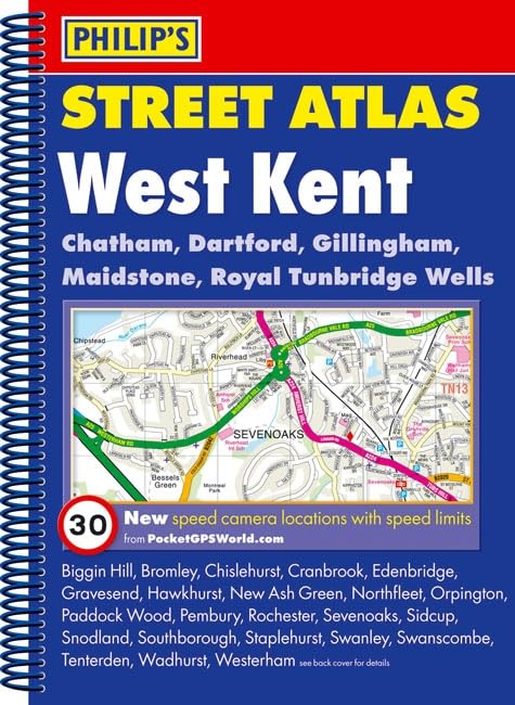 Philip's Street Atlas West Kent (Philip's Street Atlases) Leisure, Home & Garden