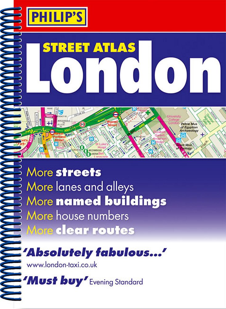 Philip's Street Atlas London: Standard Spiral Leisure, Home & Garden