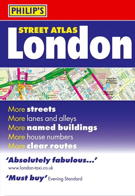 Philip's Street Atlas London: Standard Paperback book