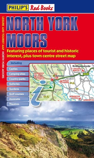 Philip's Red Books North York Moors: Leisure and Tourist Map Maps & Plans