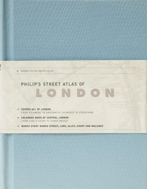 Philip's Street Atlas of London: De Luxe Edition Blue Snake Leisure, Home & Garden