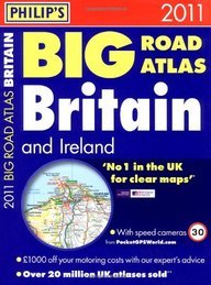 Philip's Big Road Atlas Britain and Ireland: Spiral A3 (Road Atlases) Leisure, Home & Garden