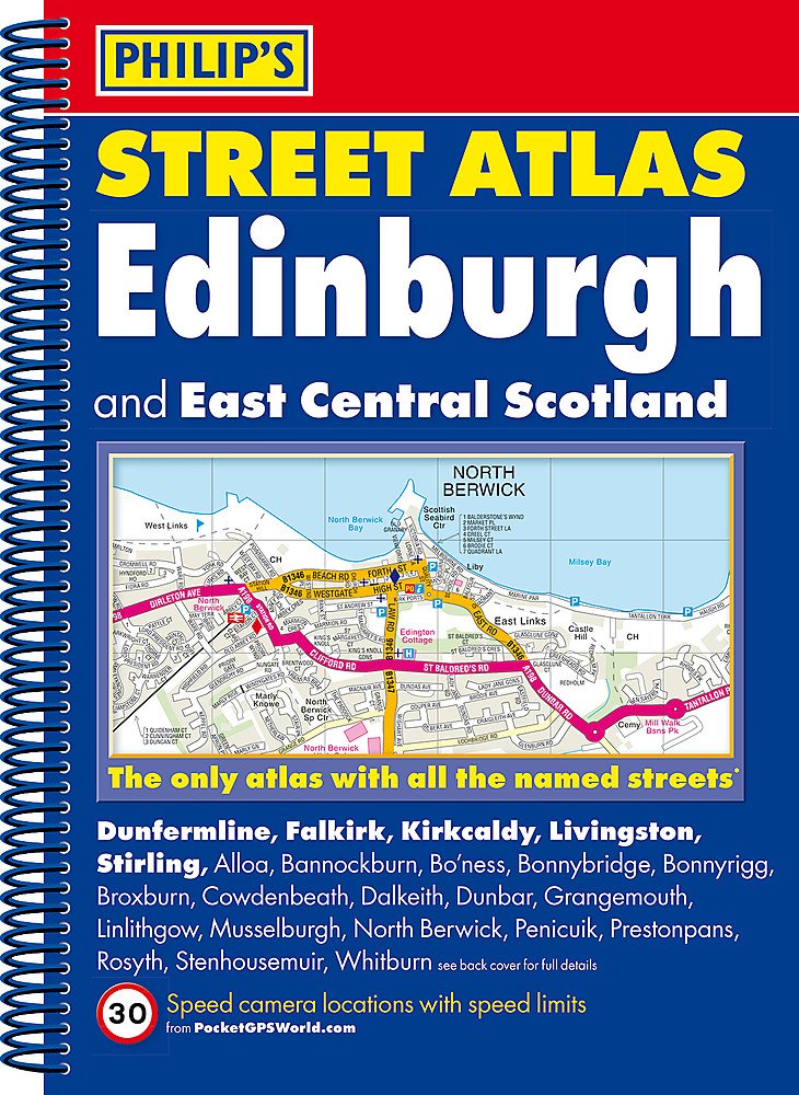 Philip's Street Atlas Edinburgh and East Central Scotland: Pocket Edition Leisure, Home & Garden