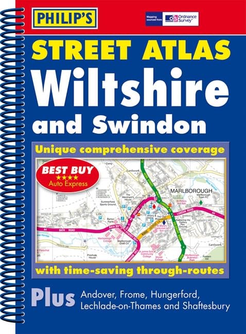 Philip's Street Atlas Wiltshire and Swindon Leisure, Home & Garden