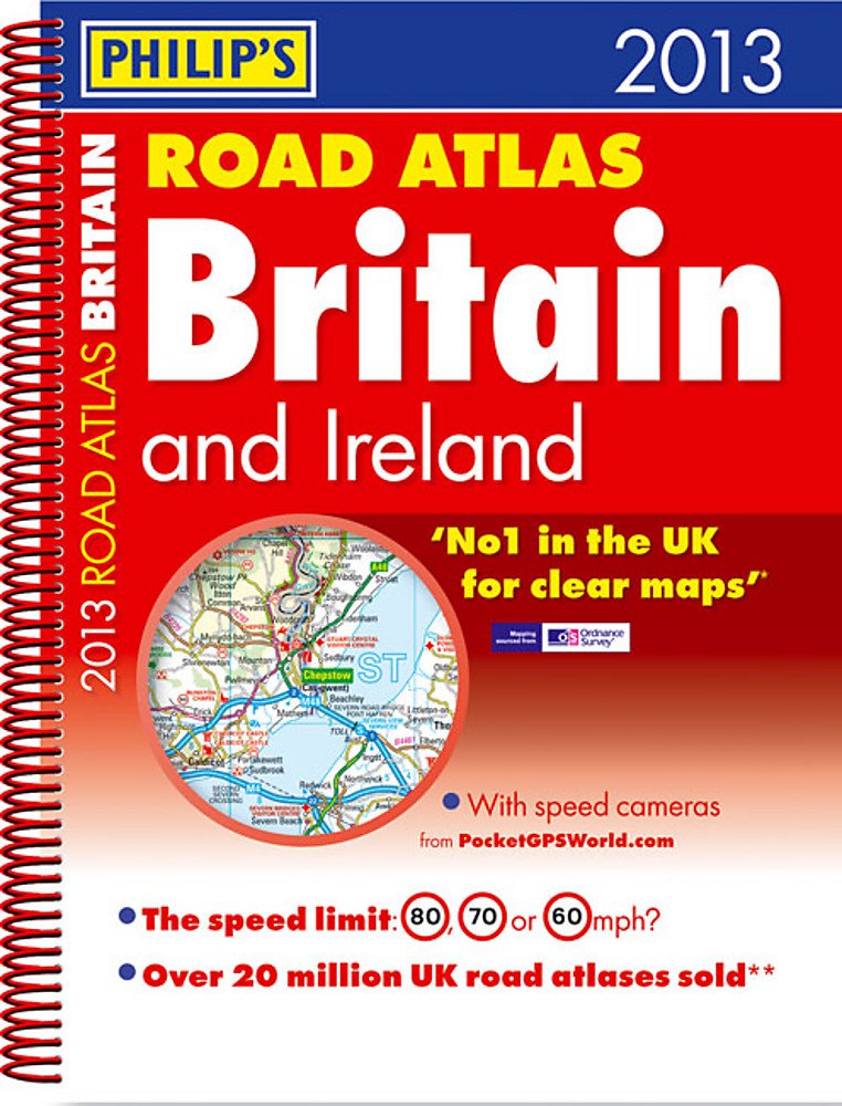 Philip's Road Atlas Britain and Ireland 2013 Leisure, Home & Garden