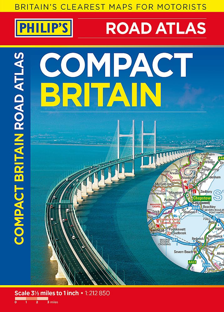 Philip's Compact Britain Road Atlas: Flexi A5 Leisure, Home & Garden