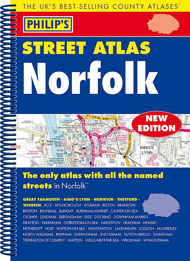 Philip's Street Atlas Norfolk: Spiral Edition book