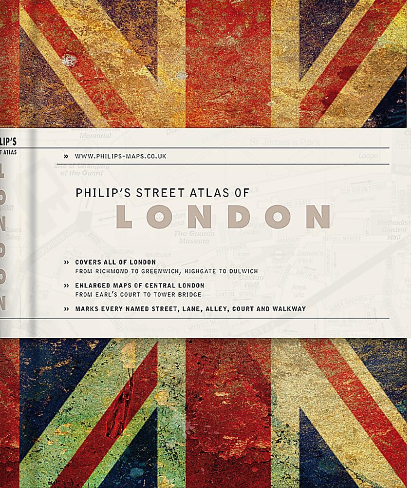 Philip's Gift Edition Street Atlas London - new hardback edition: De Luxe Edition Union Jack (Philip's Street Atlas) Leisure, Home & Garden