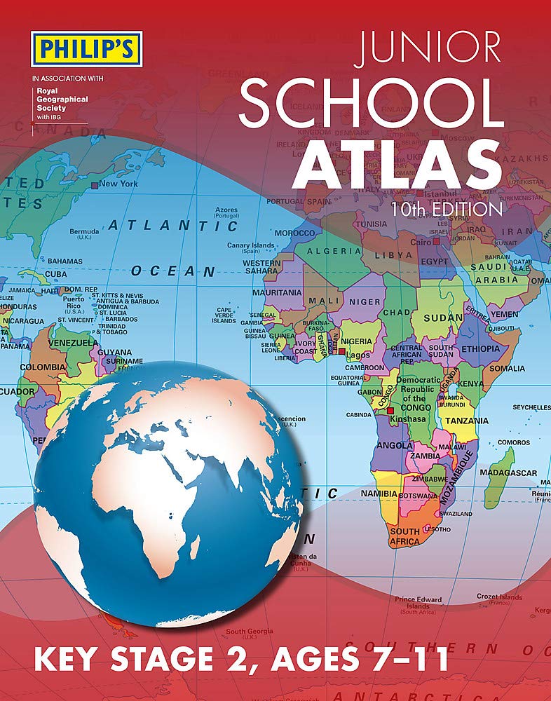 Philip's Junior School Atlas 10th Edition (Philip's World Atlas) Non-fiction