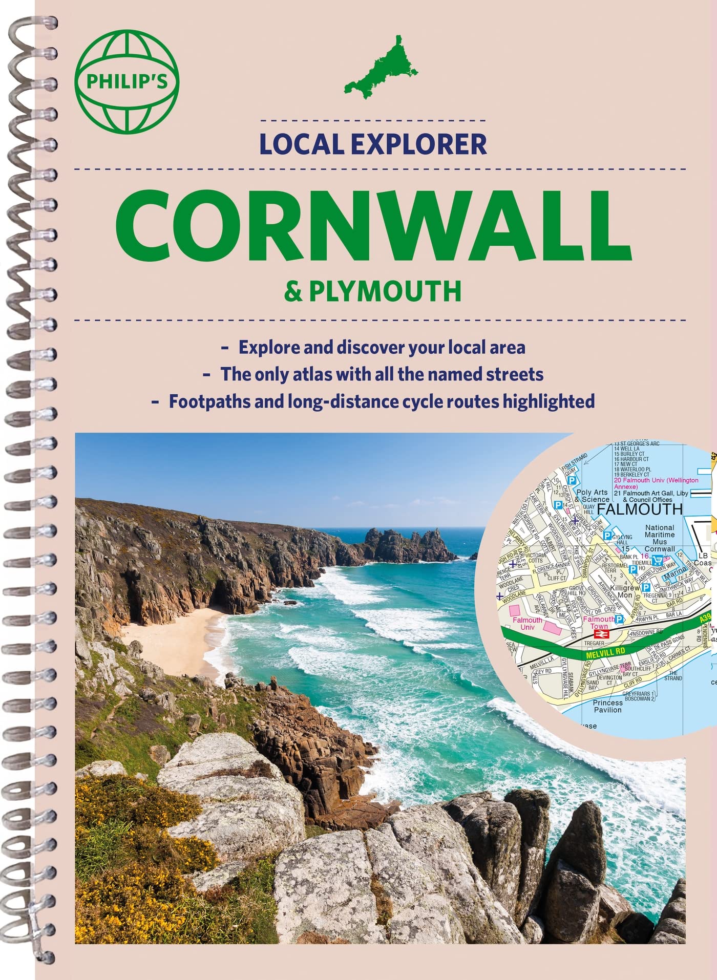 Philip's Local Explorer Street Atlas Cornwall & Plymouth Leisure, Home & Garden