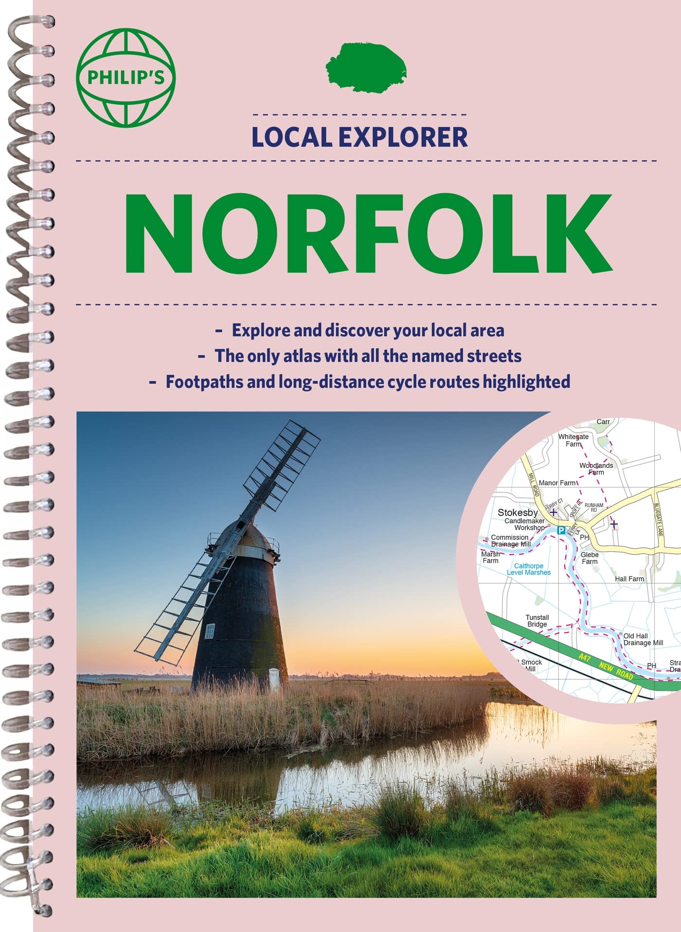 Philip's Local Explorer Street Atlas Norfolk Leisure, Home & Garden