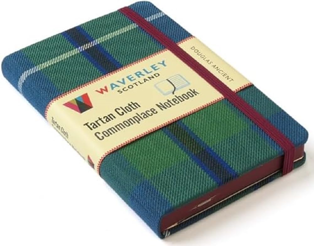 Waverley (M): Douglas Ancient Tartan Cloth Commonplace Notebook Stationery