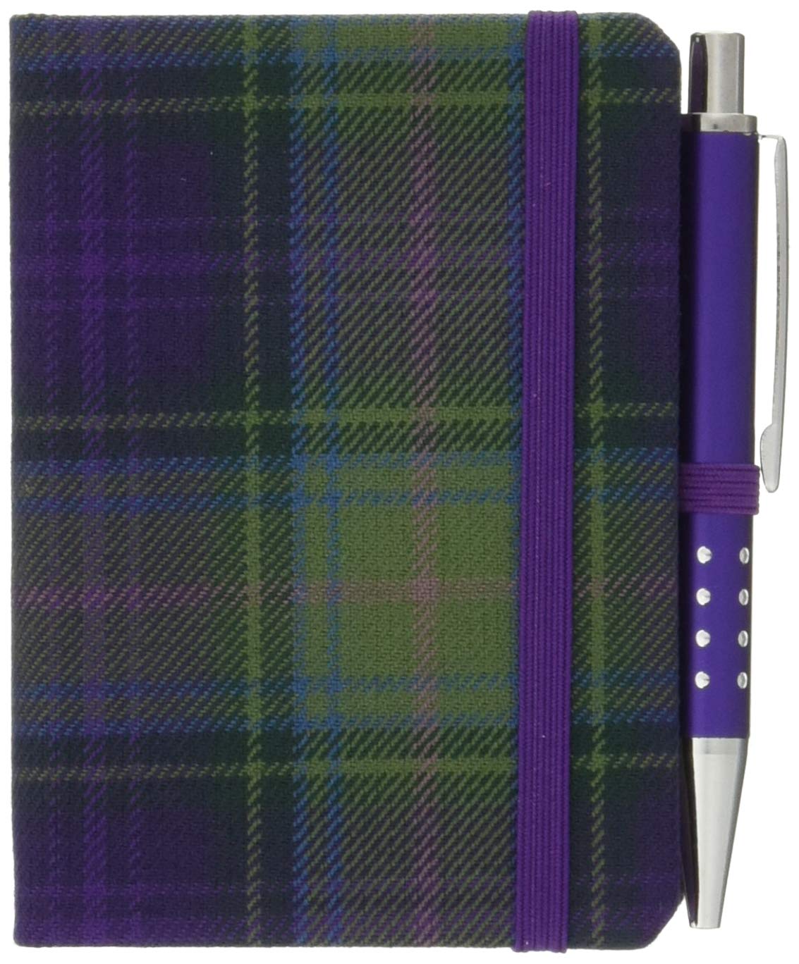 Waverley S.T. (S): Heather Mini with Pen Pocket Genuine Tartan Cloth Commonplace Notebook book
